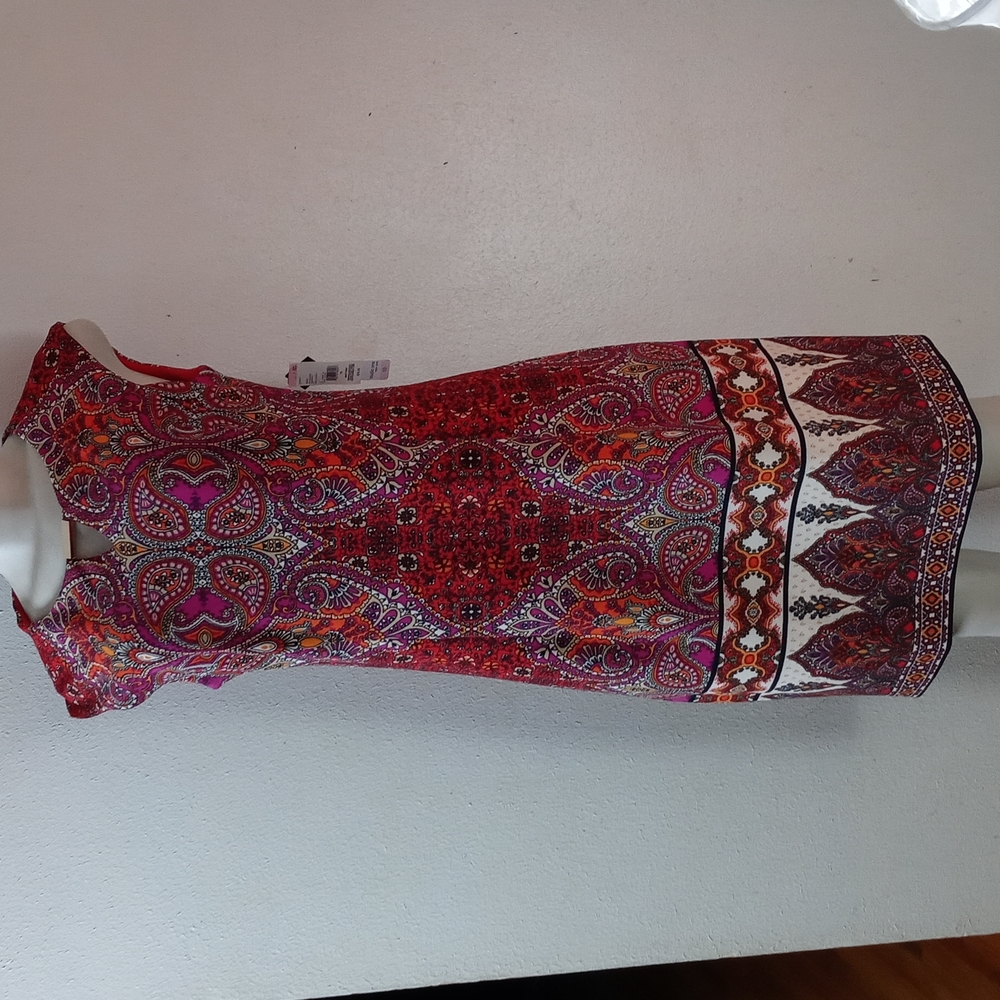 Multi-color Paisley Dress